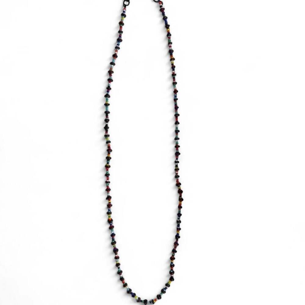 Unbranded Multicolored Beaded Boho Necklace Festival Jewelry
